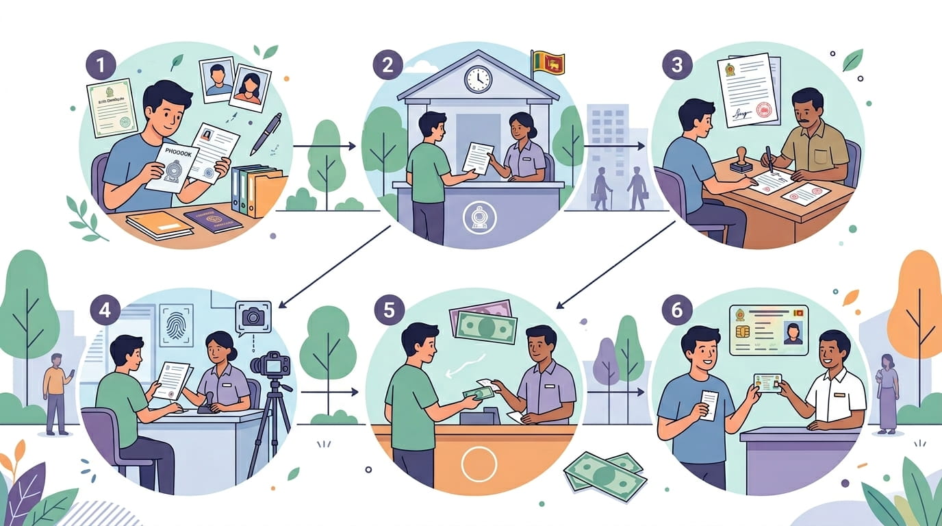 🪪 How to Get a National Identity Card (NIC) in Sri Lanka (2026 Complete Guide)