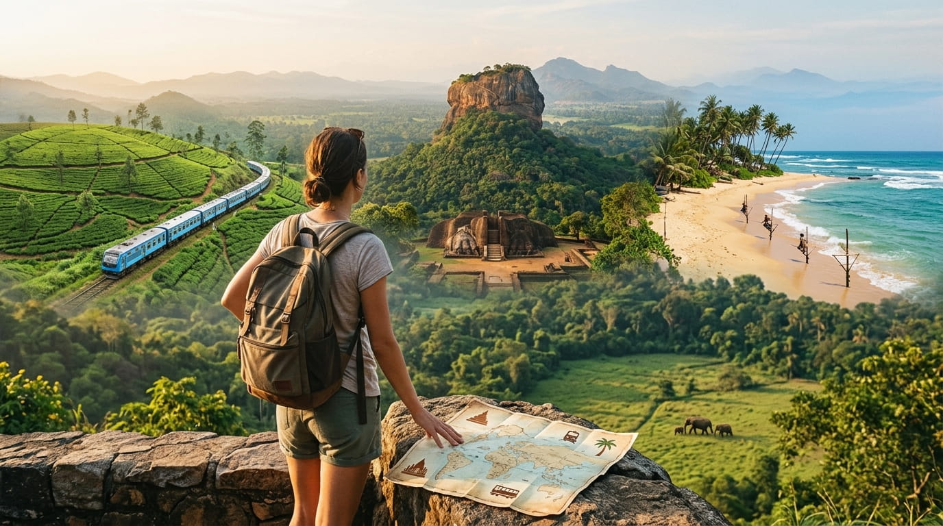 🧭 Sri Lanka Itinerary for Long Stay Travelers (1 Month / 3 Months Plan)